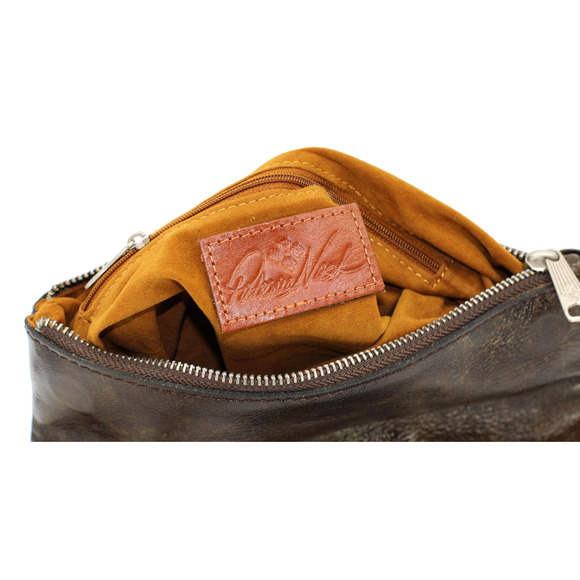 A6 Auth PATRICIA NASH Valerie Turquoise Tooled Leather Fold Over Wristlet Clutch - Picture 3 of 4